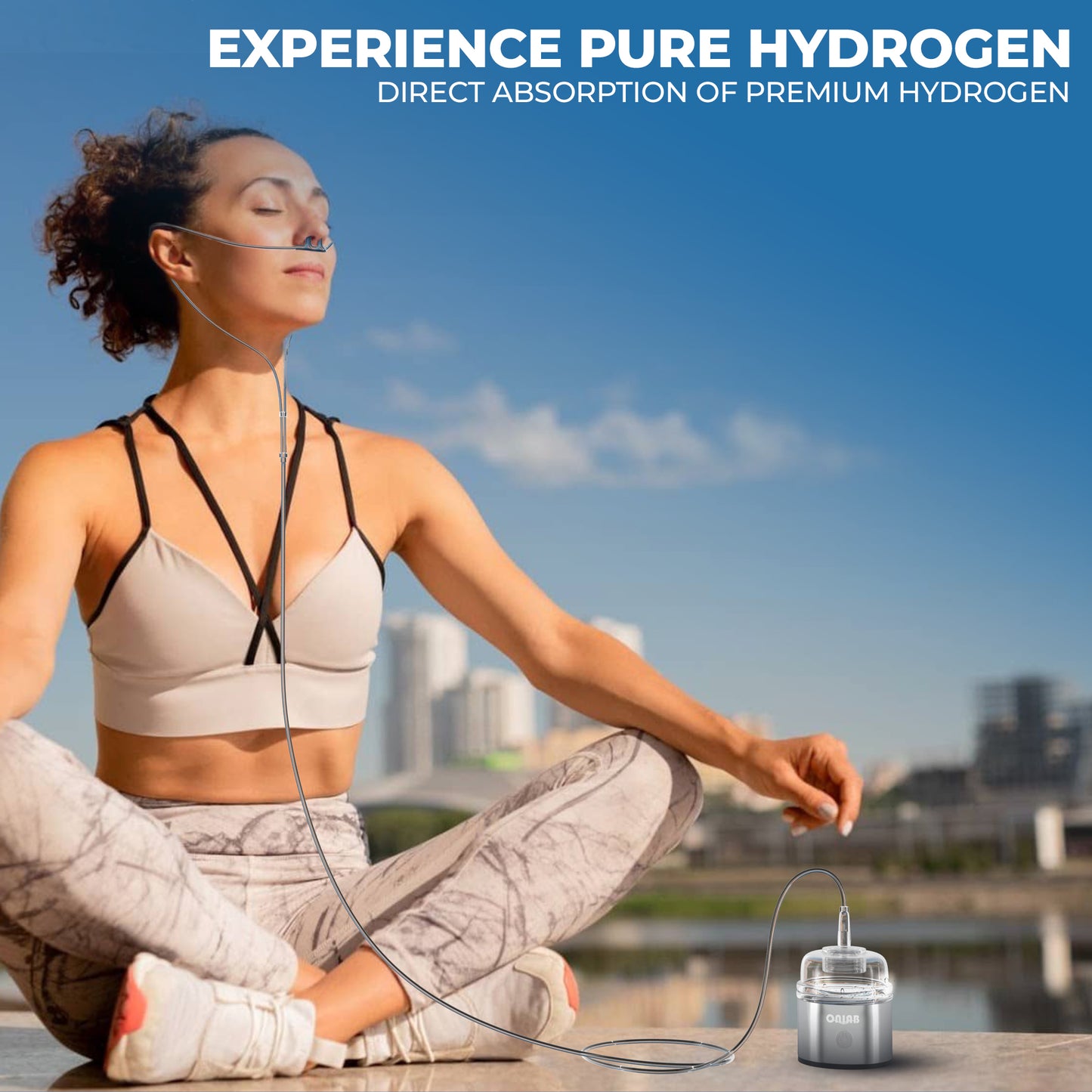 Advanced Hydrogen Water Bottle, Improves Water Quality in 3 Minutes 4000 PPB Stylish and Portable