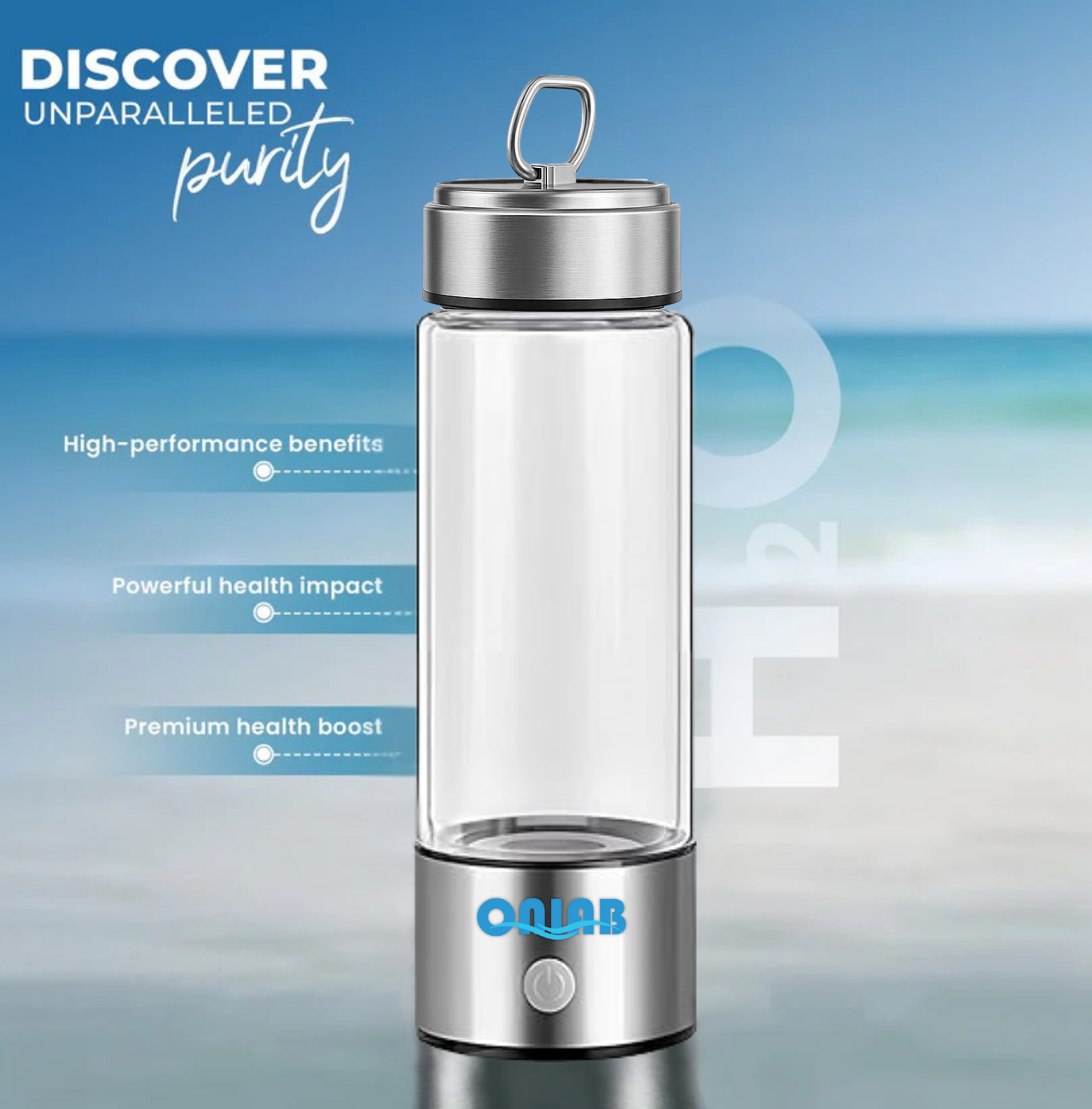 Hydrogen Water Bottle – Antioxidant-Rich, Rechargeable & BPA-Free