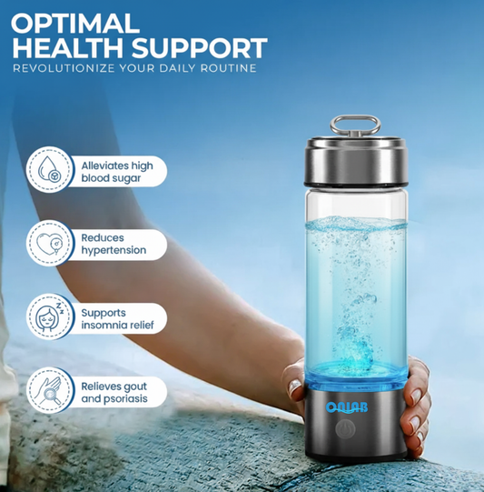 Hydrogen Water Bottle – Antioxidant-Rich, Rechargeable & BPA-Free
